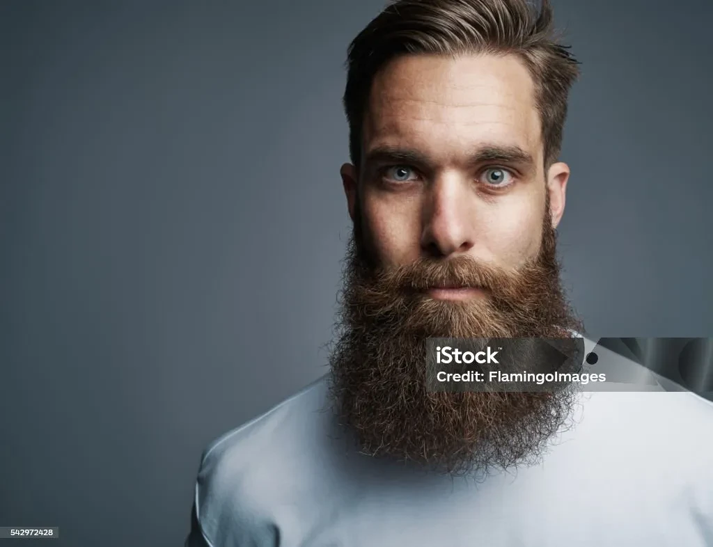 Man with well-groomed beard