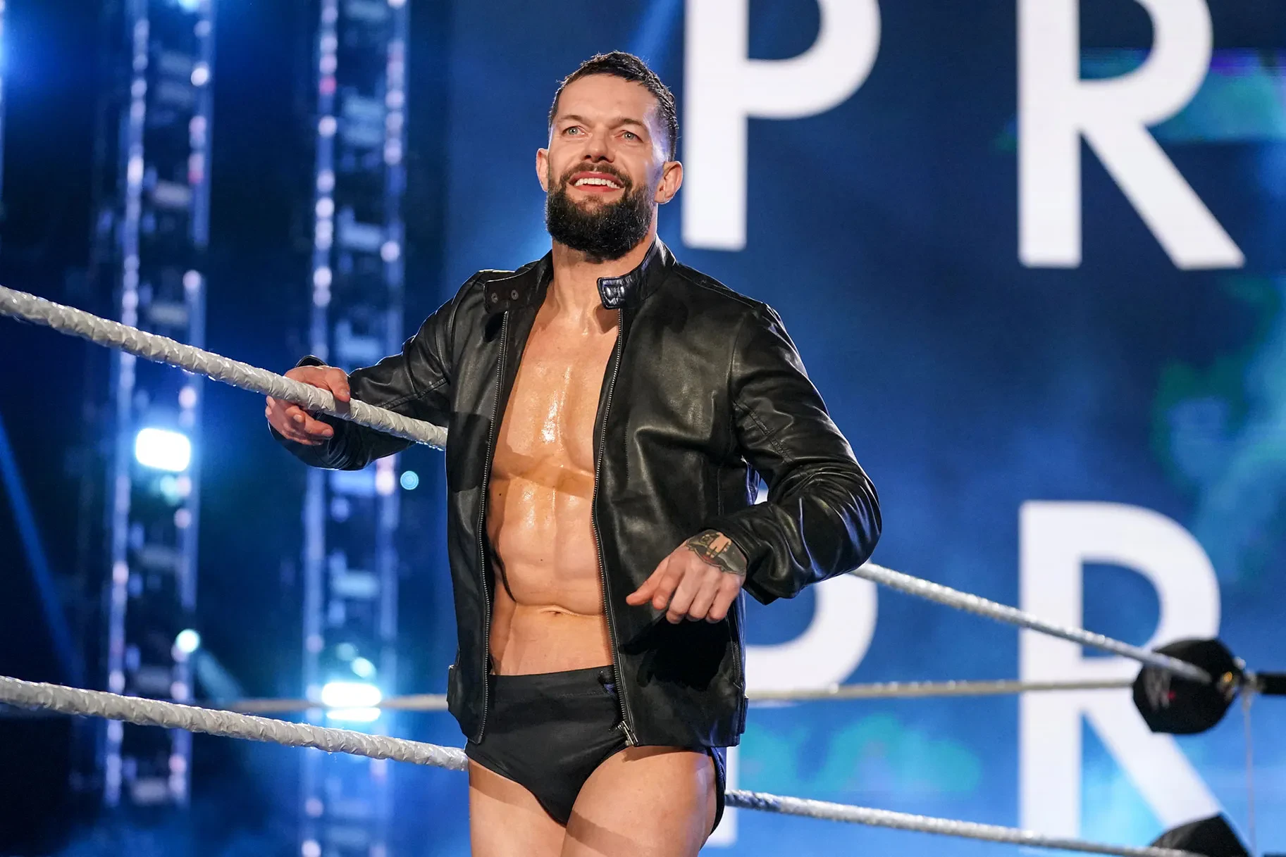 Finn Balor clean shaven 2024