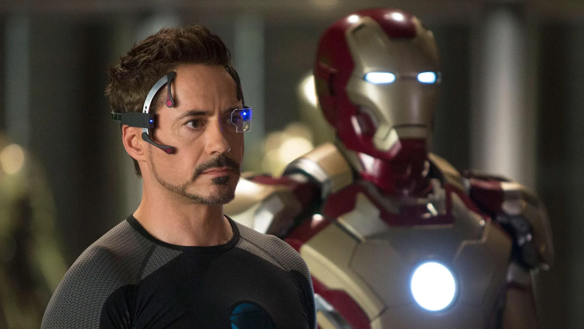 Tony Stark longer beard 2024