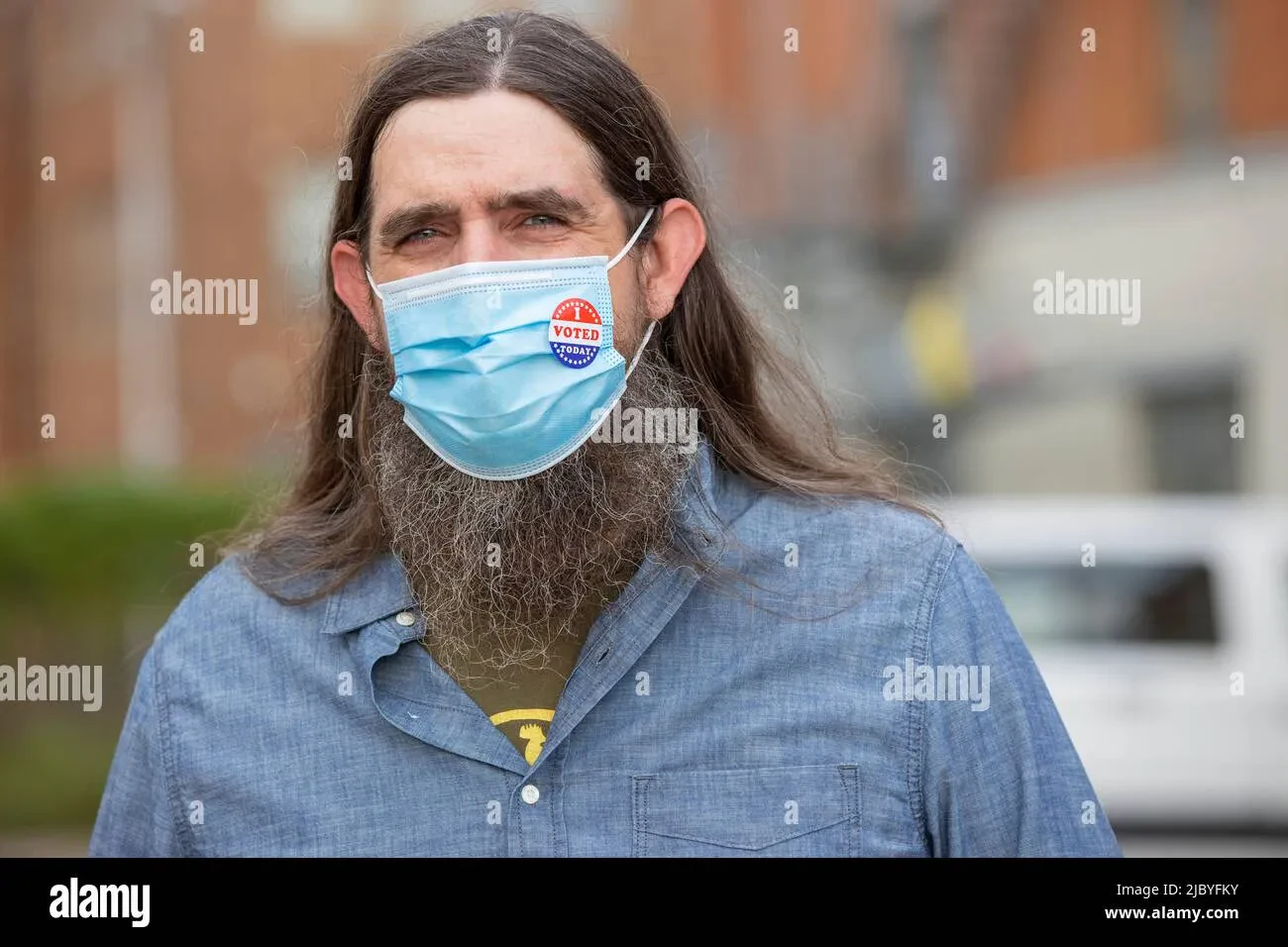 Longer Beard with Mask