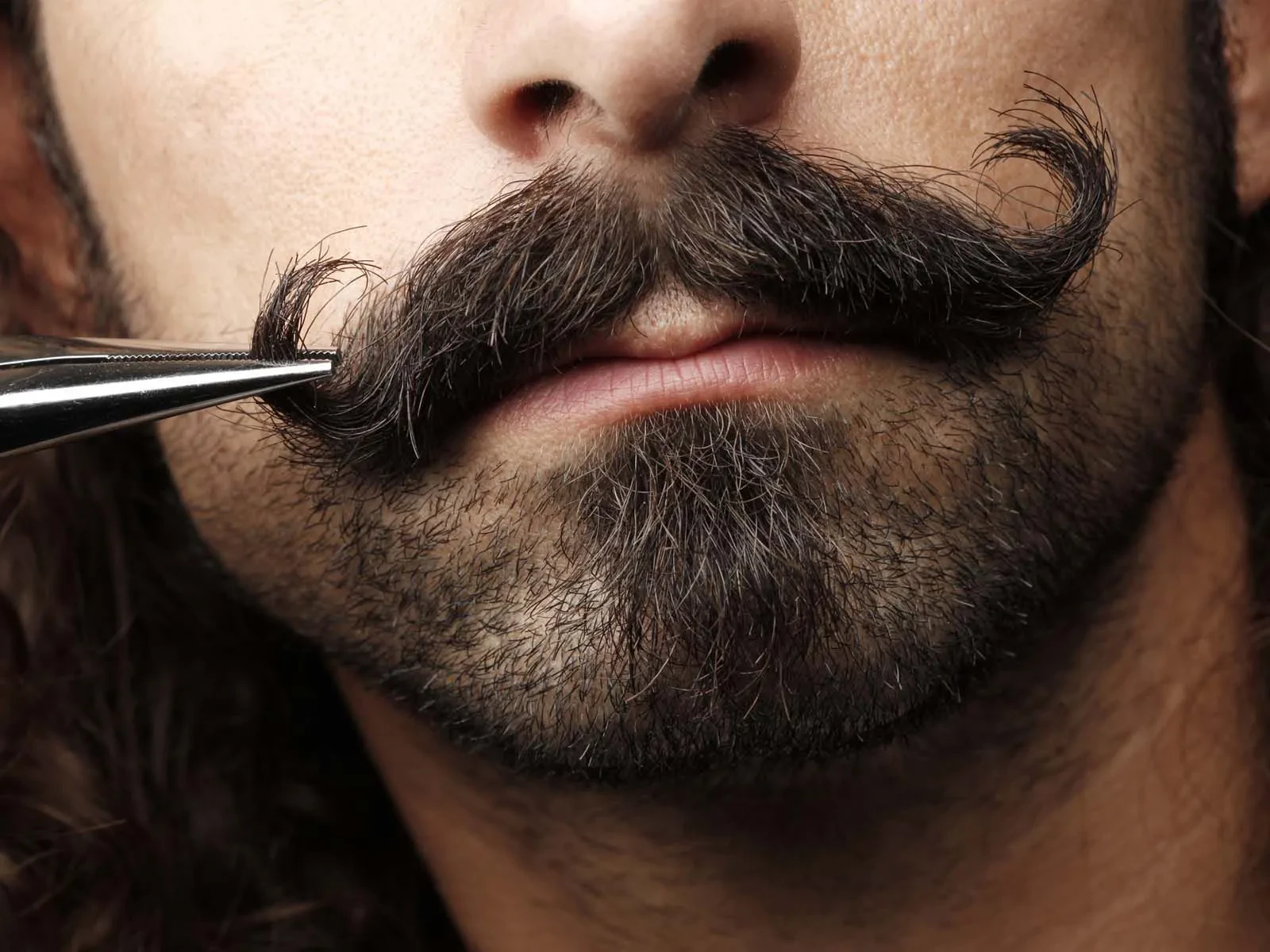 Handlebar mustache