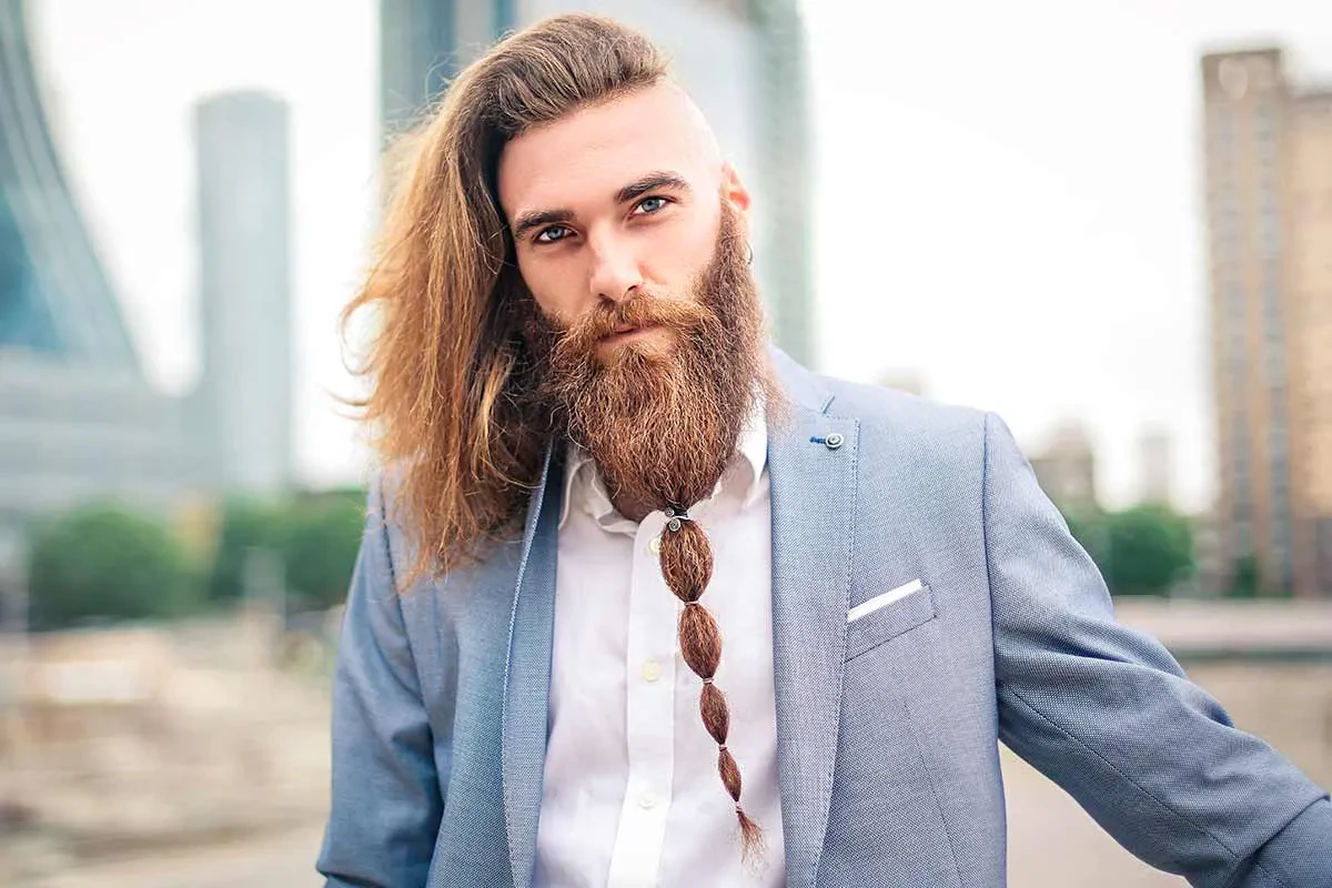 Maratha Beard with Braids 2024