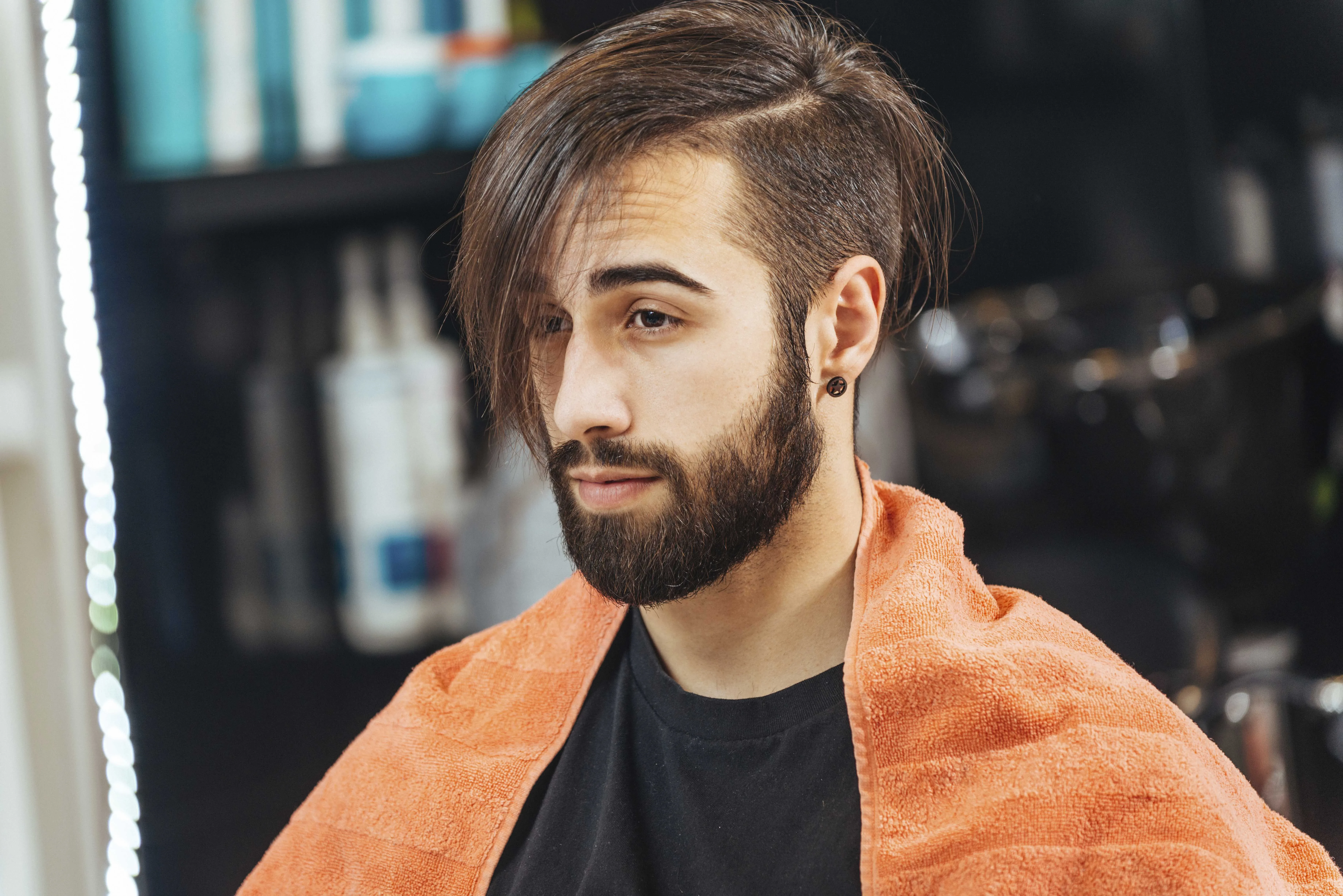 mustache and sideburns combo