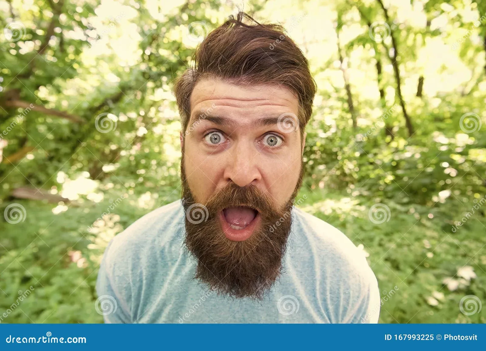 long wild beard