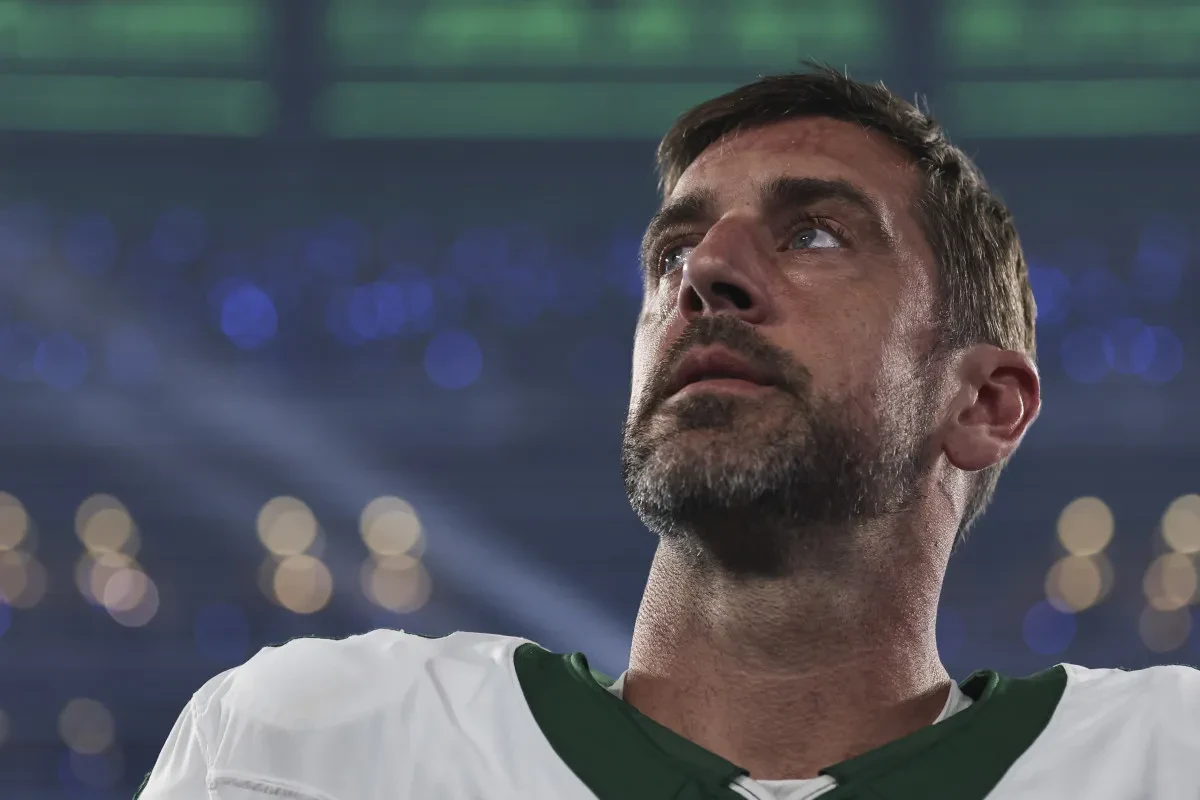 Aaron Rodgers full beard 2024