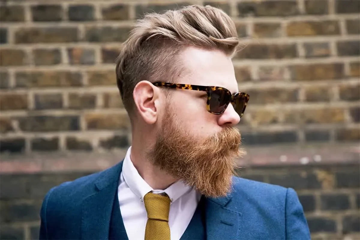 80s full beard rockstar style