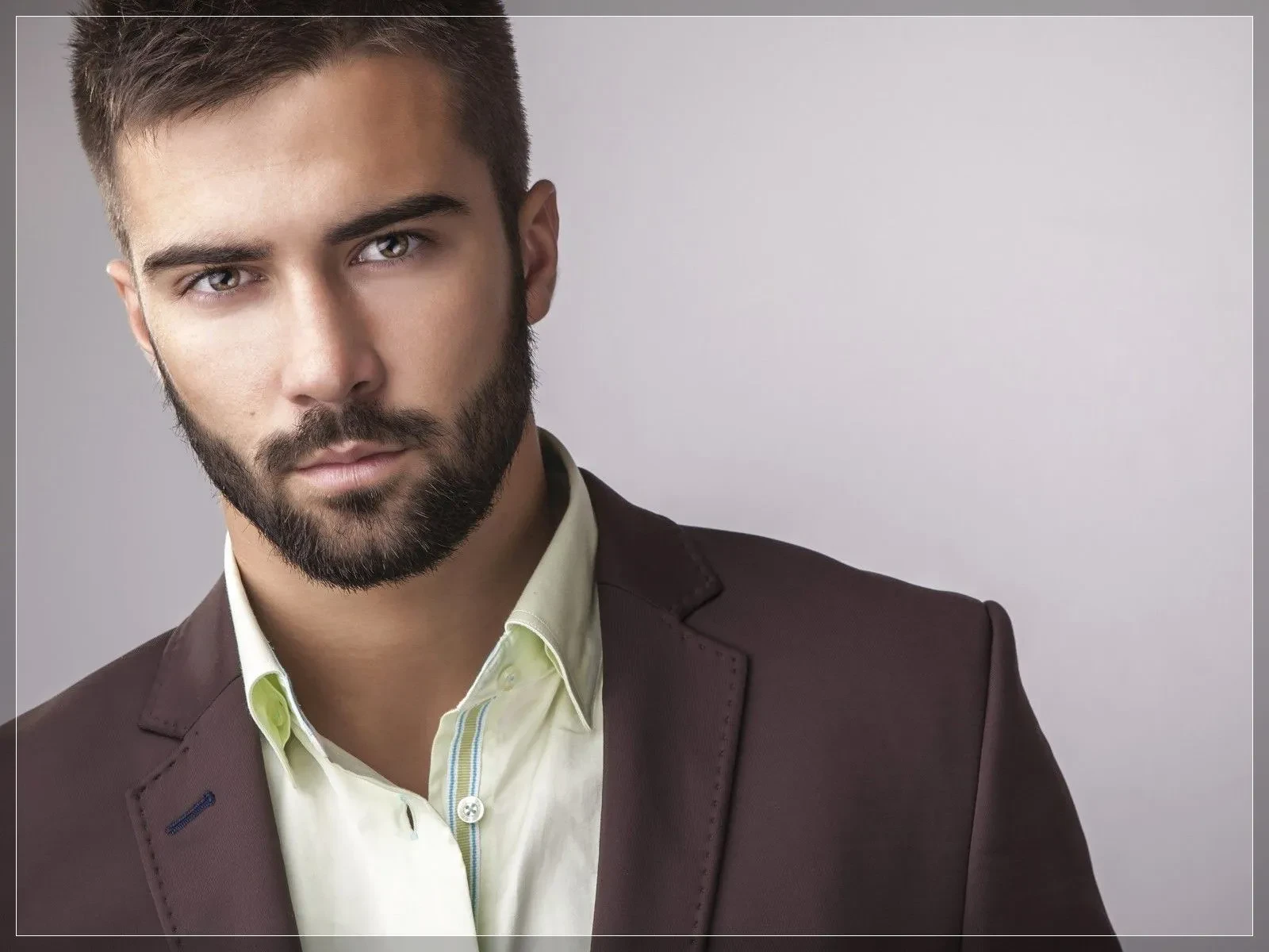 French Beard on Oval Face