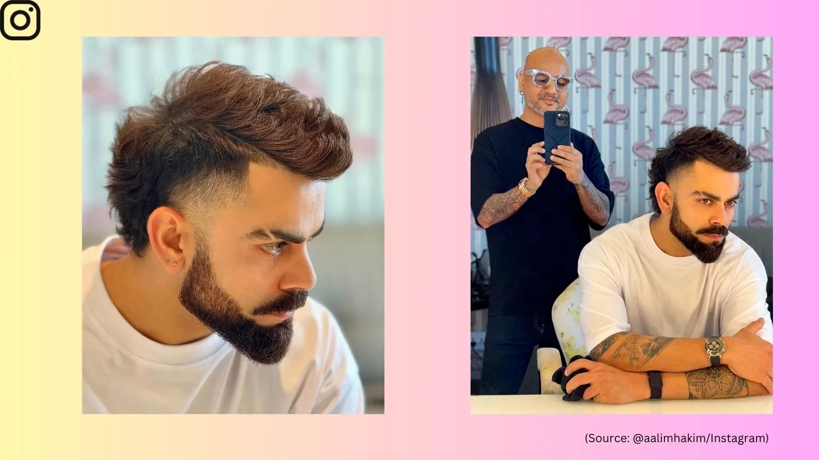 kohli short hair 2024